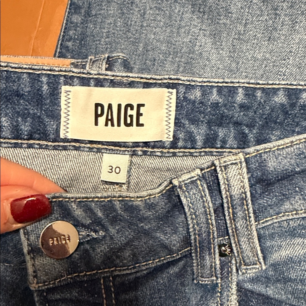 Paige Denim - Harper Wide Leg Size 30 In Timbre Wash - Picture 3 of 7